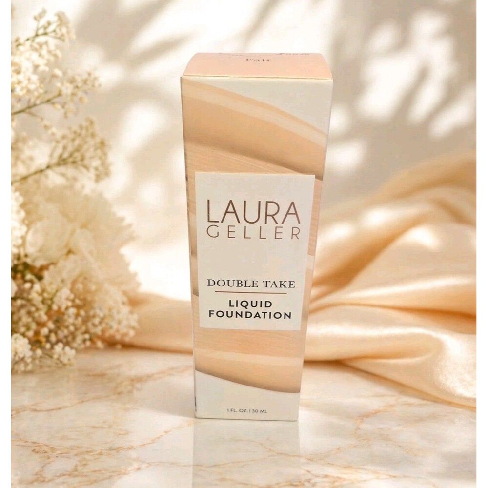 Laura Geller Double Take Liquid Foundation Fair 1.0 Oz New Sealed